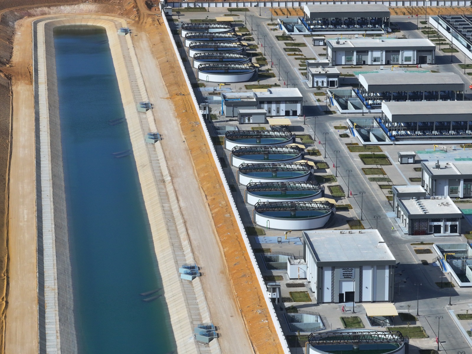 New Delta waste water treatment plant